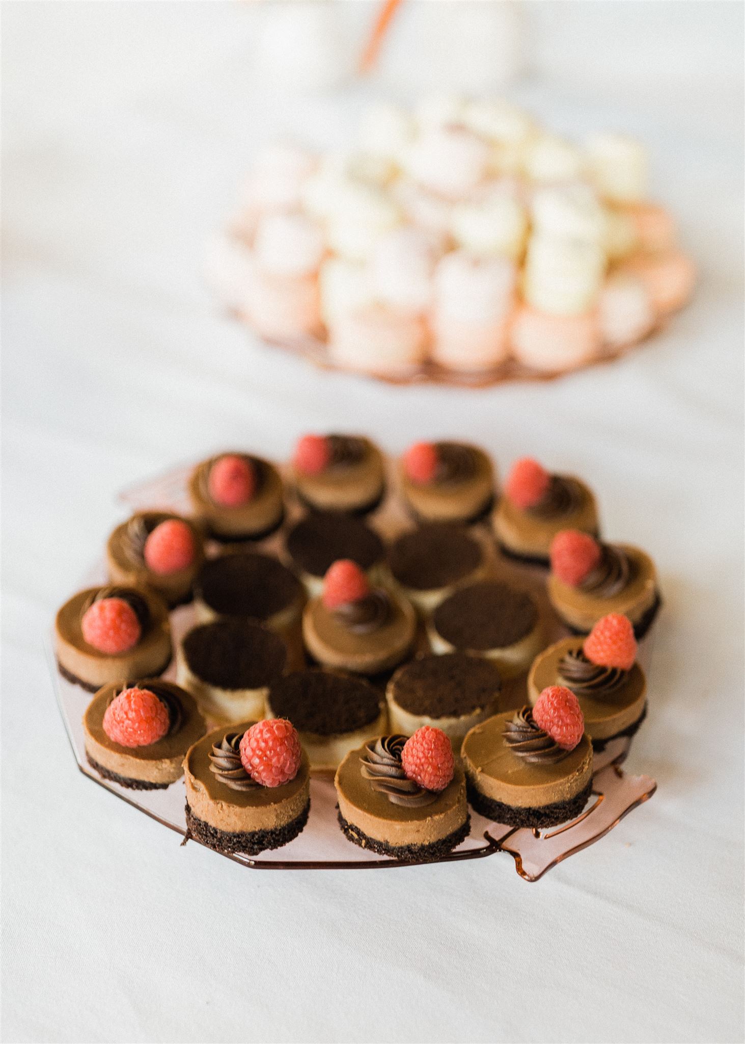 Mini Chocolate Cheesecake - Mini Easter desserts 