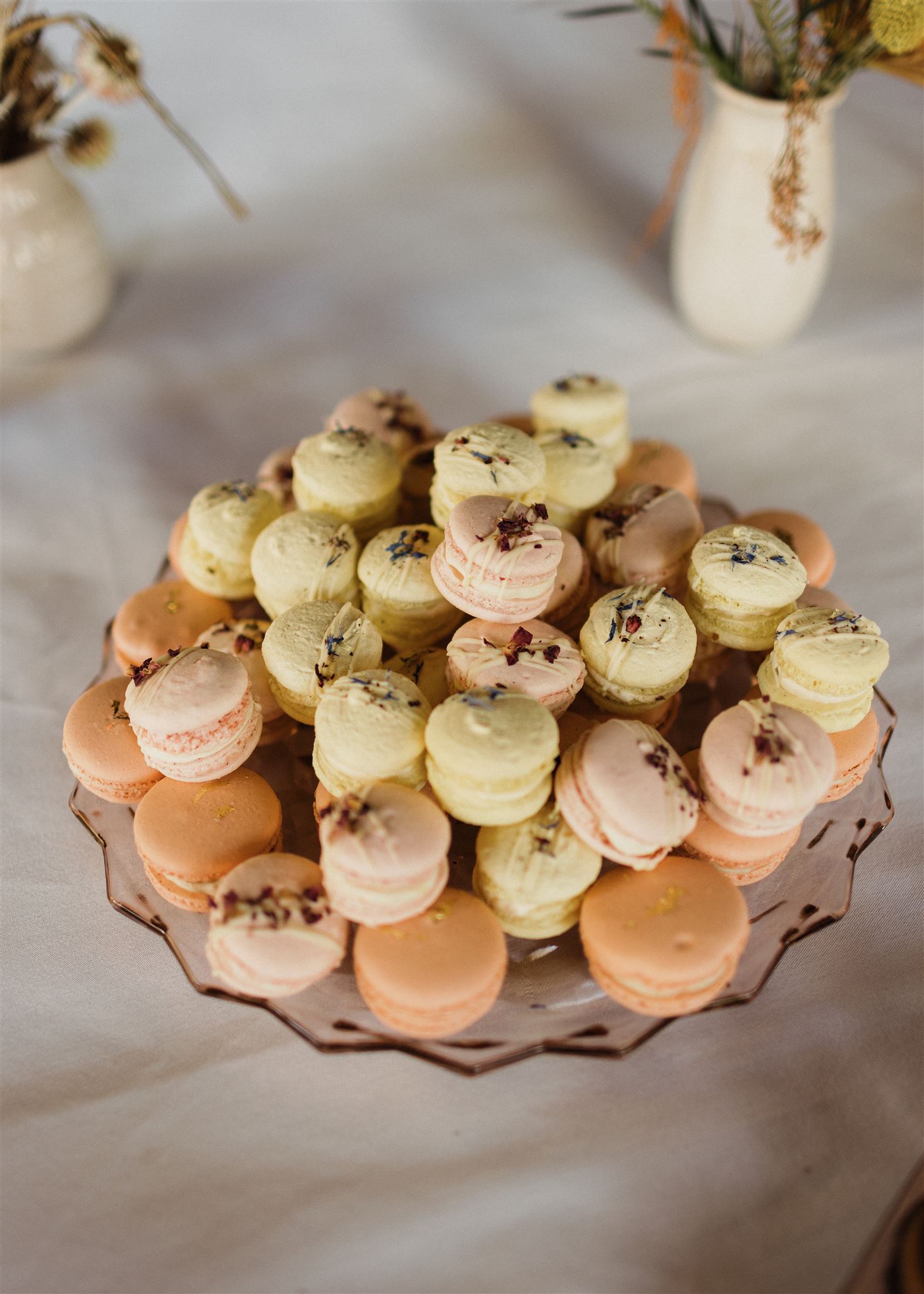 Easter Pastel Macarons - Mini Easter Desserts