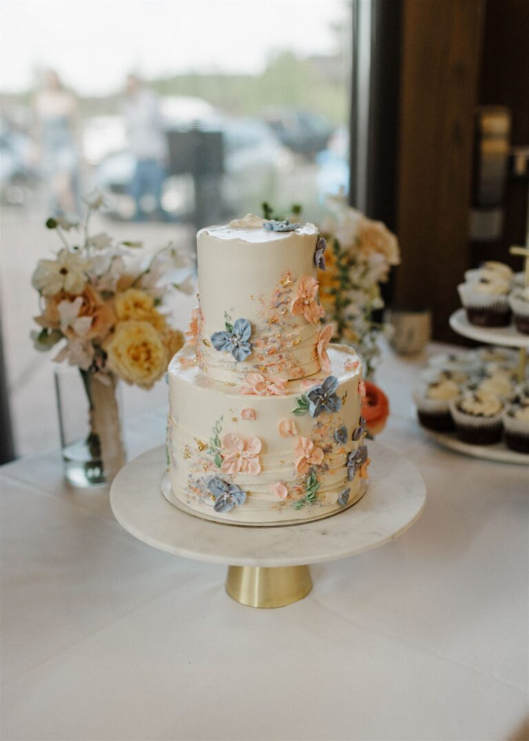 Buttercream flower cake - Crumb Cakery - Central Oregon Wedding Cake